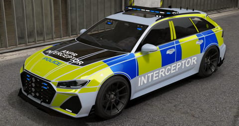 Obey GS6 Avalon RS – Interceptor Unit — FiveM UK Non-ELS police car
