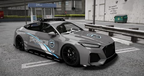 Ubermacht Rz7 XT — FiveM US Non-ELS police car
