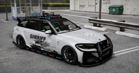 Ubermacht Stratos RS — FiveM US ELS police car