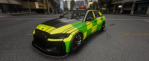 Ubermacht Stratos RS — FiveM UK ELS police car & ambulance