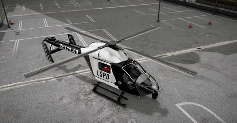 GX All-in-One Helicopter (LSPD/EMS) — FiveM police & EMS helicopter