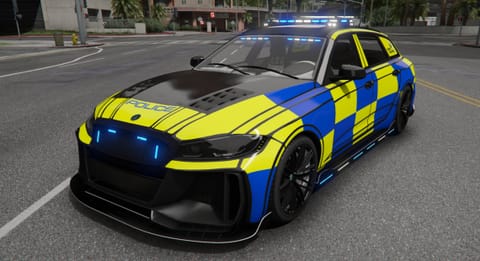 Ubermacht Stratos RS Marked — FiveM UK ELS police car