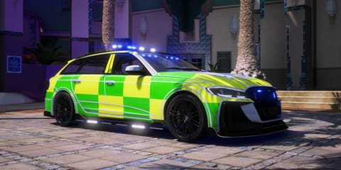 Ubermacht Stratos RS — FiveM UK Non-ELS police car & ambulance