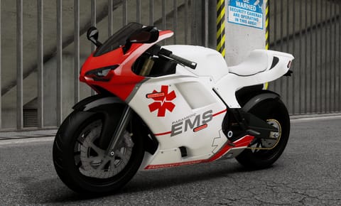 Bati Motorcycle — FiveM US ELS EMS motorcycle