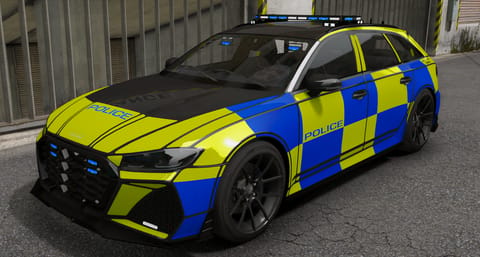 Obey GS6 Avalon RS – Traffic Unit — FiveM UK Non-ELS police car
