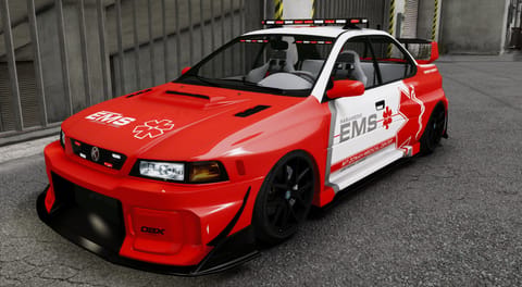 Karin Sultan Obsidian X Aero Widebody — FiveM US ELS EMS car