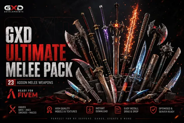 Ultimate GXD Melee Pack — FiveM melee weapon pack