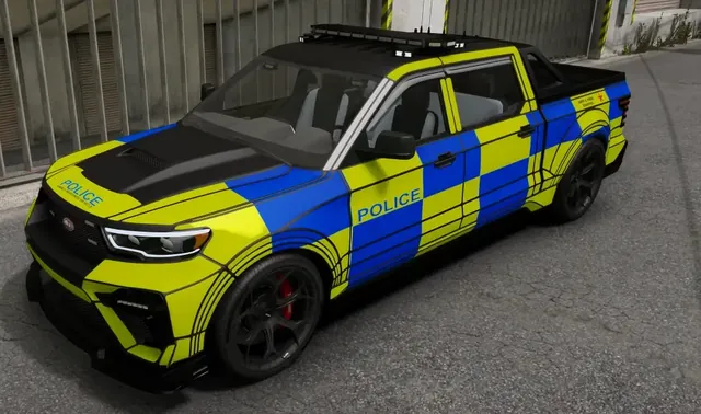 Declasse Outlaw Pickup – Armed Unit — FiveM UK Non-ELS police car