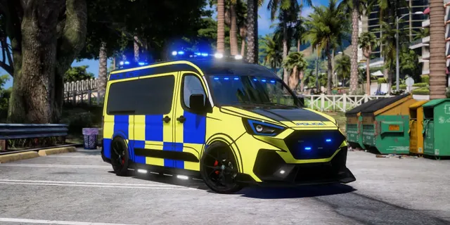 Bravado Blackline Transport Van — FiveM UK ELS police van