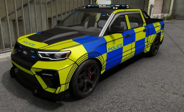 Declasse Outlaw Pickup – Traffic Unit — FiveM UK Non-ELS police car
